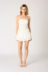Strapless Smocked Top