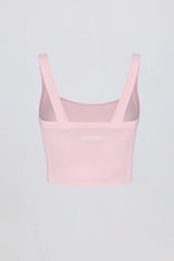 Super Sculpt Seamless Longline Camisole Top in Powder Pink