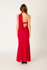 Strapless Chiffon Gown