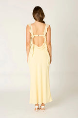 Waterfall Ruffle Maxi Dress