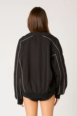 Nylon Bomber Jacket
