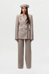 Chevron Suited Blazer