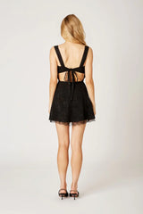 Floral Lace Mini Dress