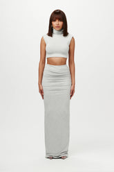 NW Turtleneck Sleeveless Crop Top