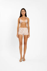Swim Short | Blush Stripe