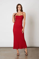 Stretch Lace Midaxi Dress