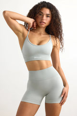 Super Sculpt Seamless Mini Shorts in Grey