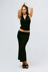 THE ELSA TOP IN BLACK