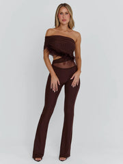 Vyorix OMAY JUMPSUIT CHOCOLATE