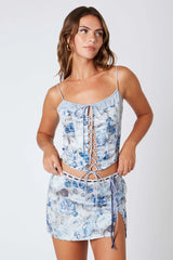 Floral Mini Skirt