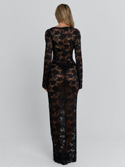 Vyorix MARIEL MAXI DRESS BLACK