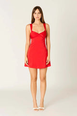 Sleeveless Sweetheart Mini Dress