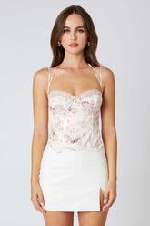Satin Halter Corset