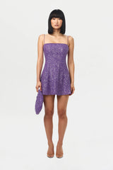 Sequin Thin Strap Mini Dress