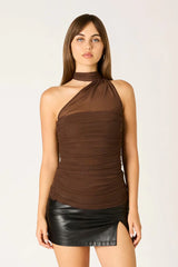 Mesh Wrap Top