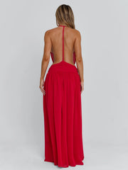 Vyorix LORETTA MAXI DRESS RED