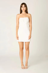 Ruched Bust Mini Dress