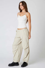 Mid-Rise Parachute Pant