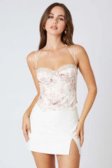 Satin Halter Corset