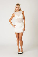 Lace Trim Mini Skirt