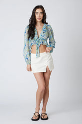 Retro Chiffon Blouse