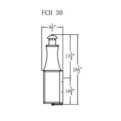 Churchill Flush Mount 30 - FCH30