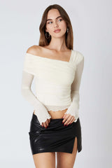 Asymmetrical Long Sleeve Top