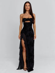 Vyorix JULIAN MAXI DRESS BLACK