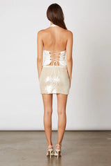 Sequin Mini Skirt