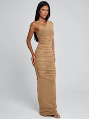 Vyorix REVA MAXI DRESS TAN