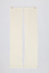Leg Warmers in Soft White
