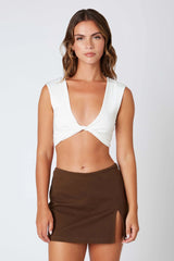 Twill Mini Skort
