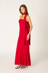 Strapless Chiffon Gown