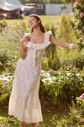 Clara Cotton Floral Maxi Dress