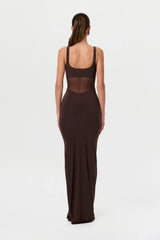 Hourglass Mesh Contrast Dress