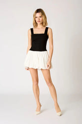 Poplin Bubble Mini Dress