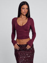 Vyorix CAMHILLA TOP BURGUNDY