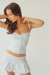 THE CAITY CORSET IN WHITE