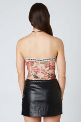 Floral Mesh Corset