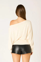 Off-Shoulder Jersey Top
