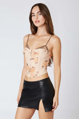 Floral Printed Corset