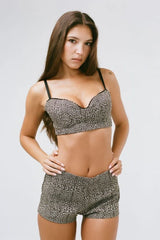 THE CARRIE MINI SHORT IN MICRO CHEETAH