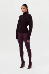 Ribbed-Knit Sculpt Sweater Top