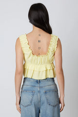 Ruffled Peplum Top