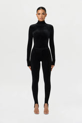 Velvet Stirrup Leggings
