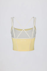 Soft Active Layered Tank Top in Soft Yellow