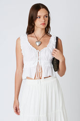 Ruffled Peplum Top