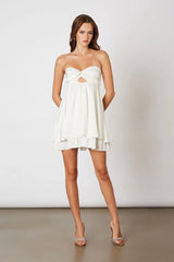 Twisted Keyhole Mini Dress