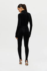 Velvet Stirrup Leggings