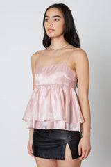 Organza Babydoll Top